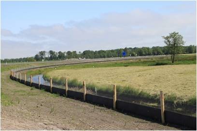 Amfibiescherm groen generfd  (Amfibiescherm groen generfd)